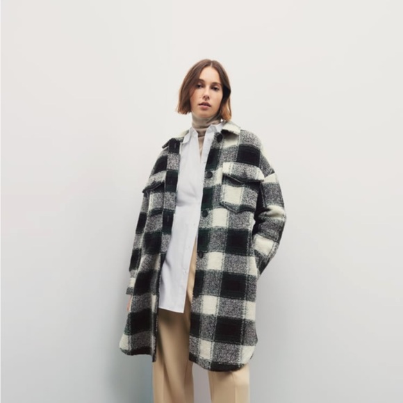 Zara Jackets & Blazers - Zara Plaid Overshirt